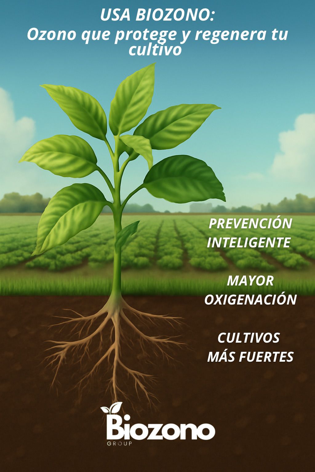 Ozono que protege tu cultivo